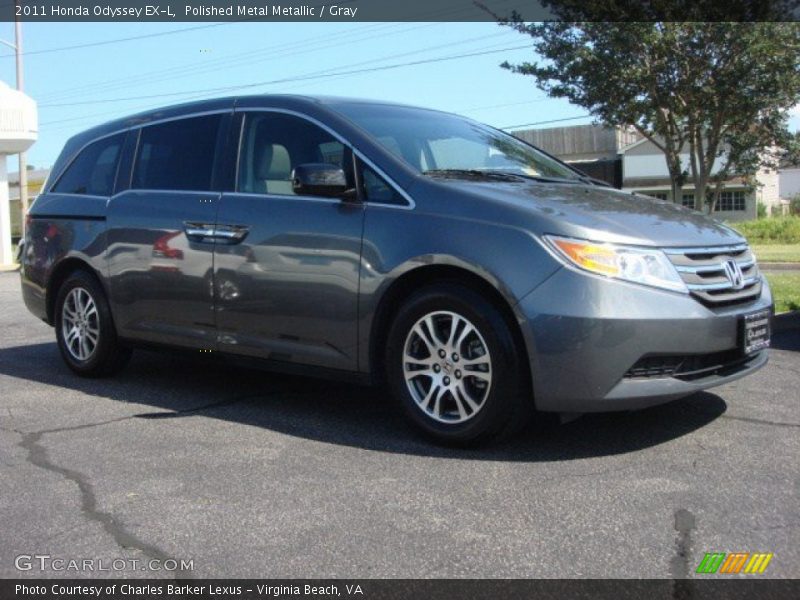 Polished Metal Metallic / Gray 2011 Honda Odyssey EX-L