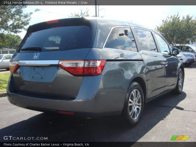 Polished Metal Metallic / Gray 2011 Honda Odyssey EX-L