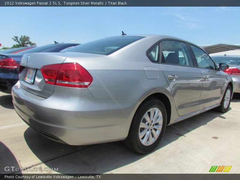 Tungsten Silver Metallic / Titan Black 2012 Volkswagen Passat 2.5L S