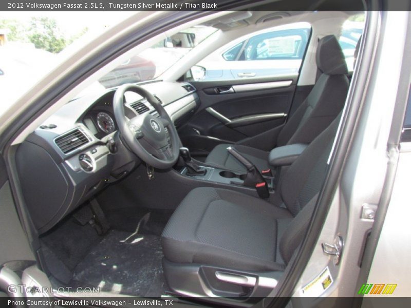 Tungsten Silver Metallic / Titan Black 2012 Volkswagen Passat 2.5L S