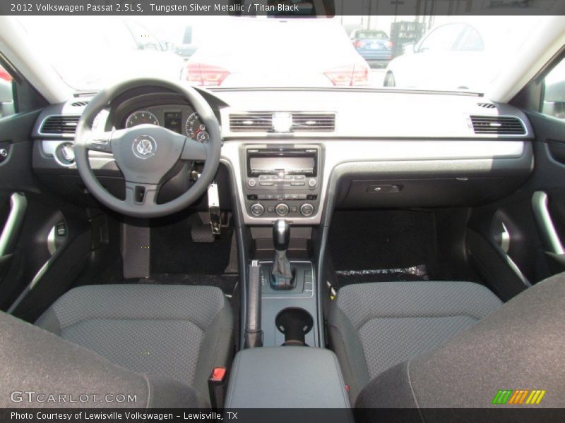 Tungsten Silver Metallic / Titan Black 2012 Volkswagen Passat 2.5L S