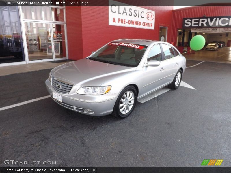 Bright Silver / Beige 2007 Hyundai Azera Limited