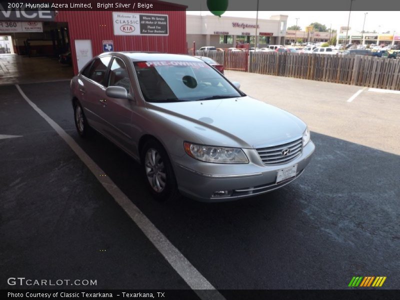 Bright Silver / Beige 2007 Hyundai Azera Limited