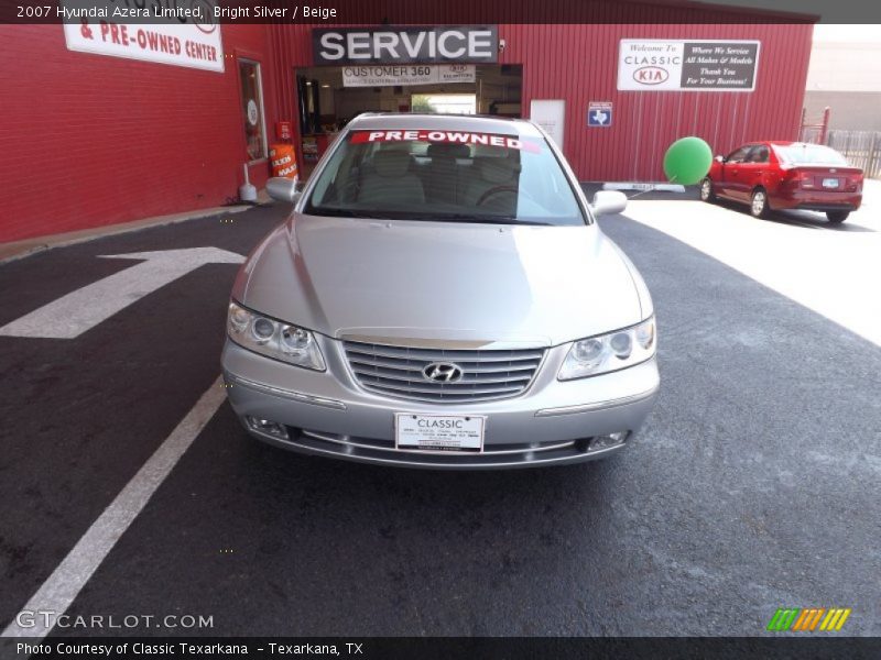Bright Silver / Beige 2007 Hyundai Azera Limited