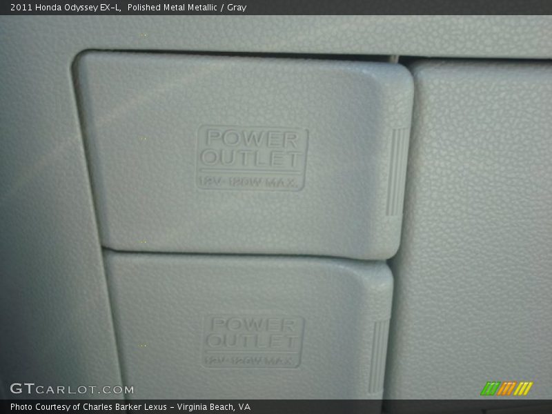 Polished Metal Metallic / Gray 2011 Honda Odyssey EX-L