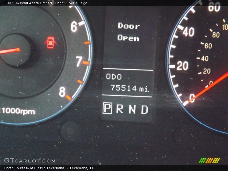 Bright Silver / Beige 2007 Hyundai Azera Limited