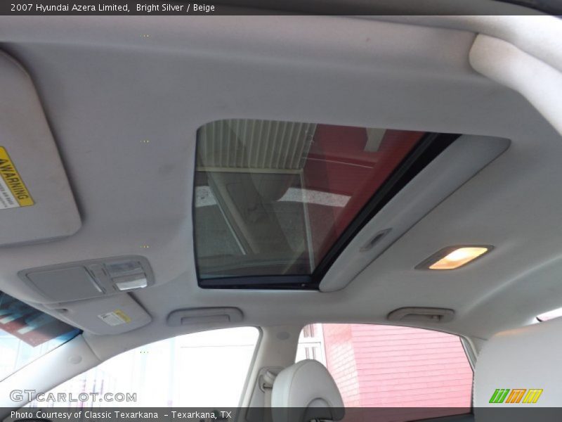 Bright Silver / Beige 2007 Hyundai Azera Limited