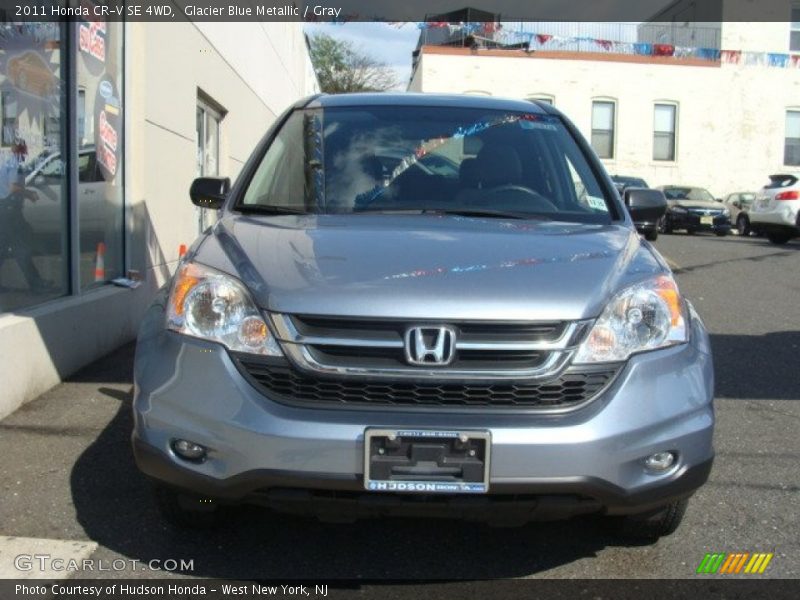 Glacier Blue Metallic / Gray 2011 Honda CR-V SE 4WD