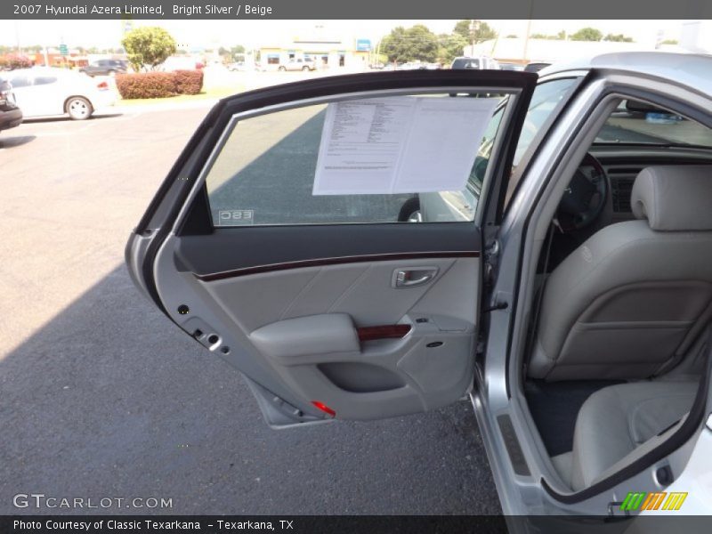 Bright Silver / Beige 2007 Hyundai Azera Limited
