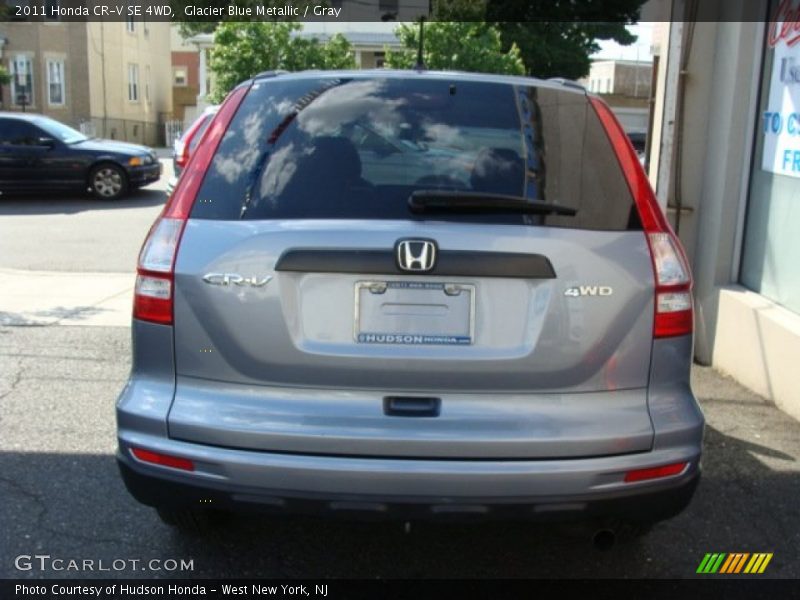 Glacier Blue Metallic / Gray 2011 Honda CR-V SE 4WD