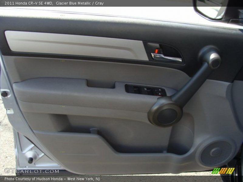 Glacier Blue Metallic / Gray 2011 Honda CR-V SE 4WD