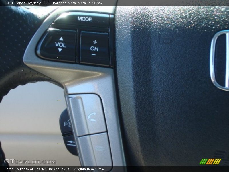 Polished Metal Metallic / Gray 2011 Honda Odyssey EX-L