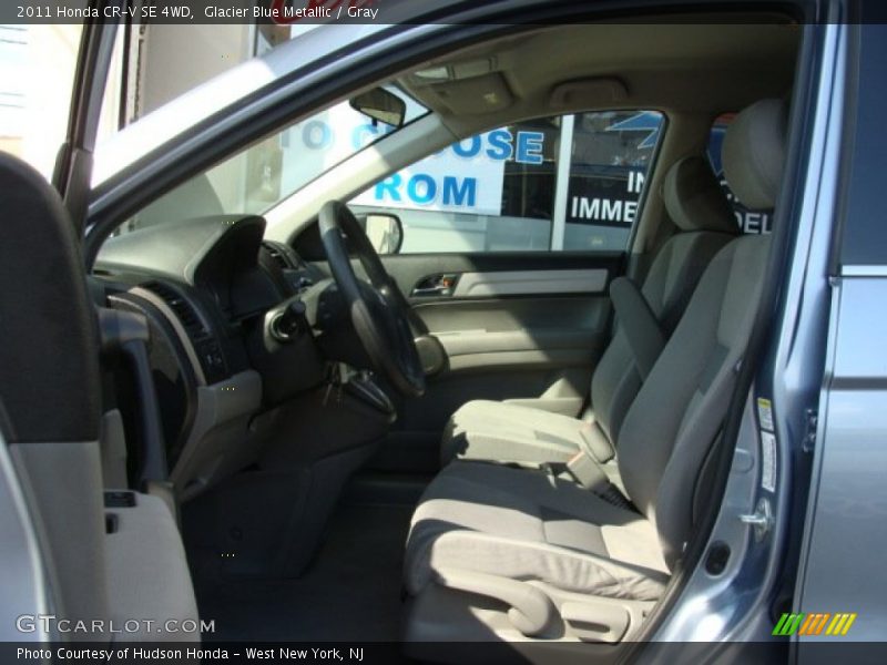 Glacier Blue Metallic / Gray 2011 Honda CR-V SE 4WD