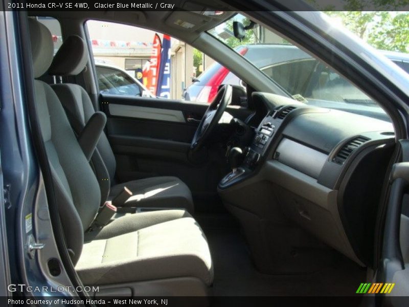 Glacier Blue Metallic / Gray 2011 Honda CR-V SE 4WD
