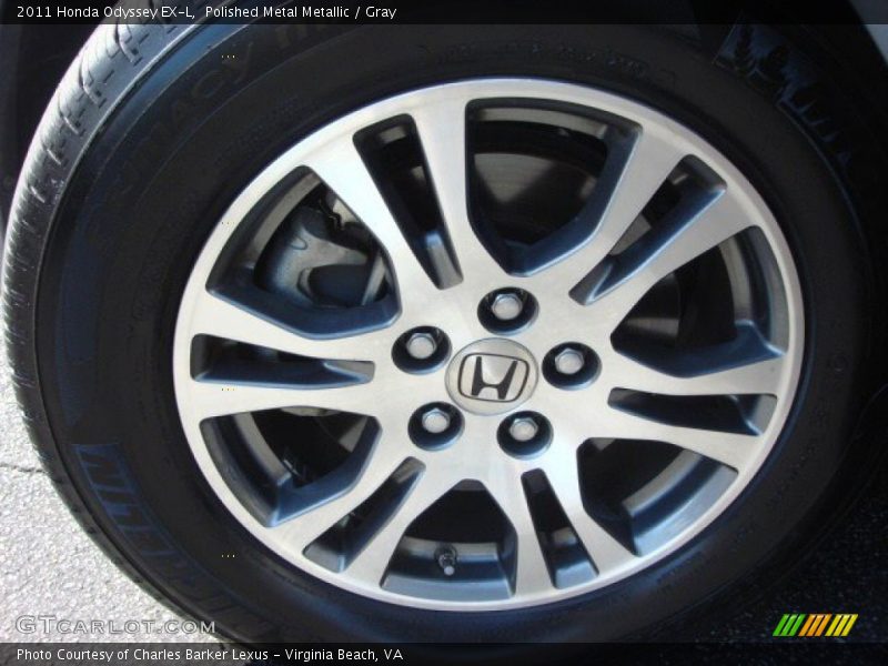 Polished Metal Metallic / Gray 2011 Honda Odyssey EX-L