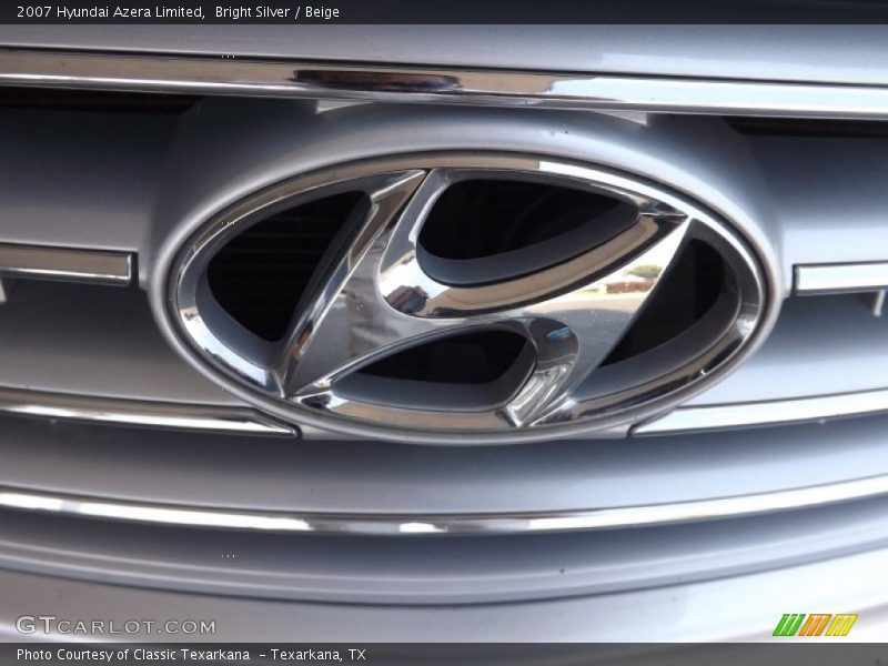 Bright Silver / Beige 2007 Hyundai Azera Limited