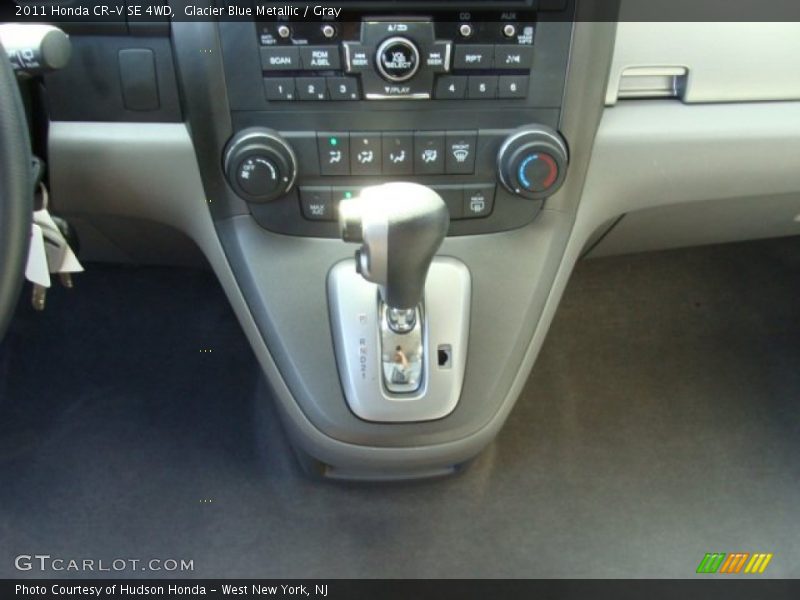 Glacier Blue Metallic / Gray 2011 Honda CR-V SE 4WD