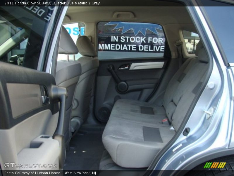 Glacier Blue Metallic / Gray 2011 Honda CR-V SE 4WD