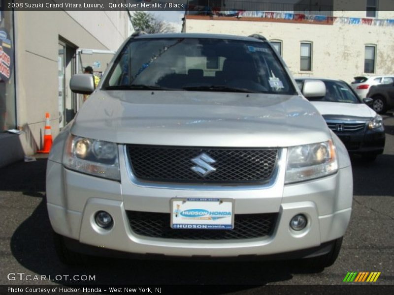 Quicksilver Metallic / Black 2008 Suzuki Grand Vitara Luxury