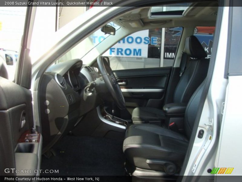 Quicksilver Metallic / Black 2008 Suzuki Grand Vitara Luxury