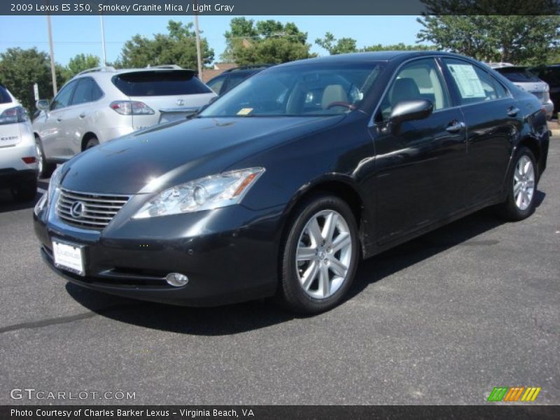 Smokey Granite Mica / Light Gray 2009 Lexus ES 350
