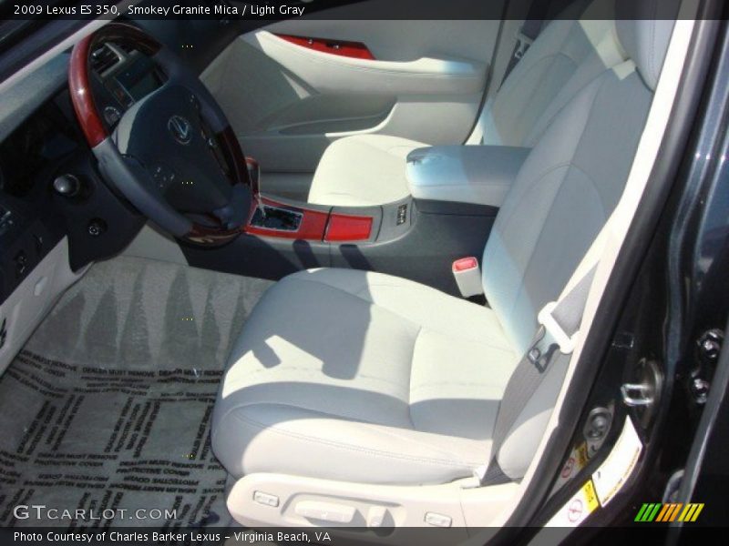 Smokey Granite Mica / Light Gray 2009 Lexus ES 350