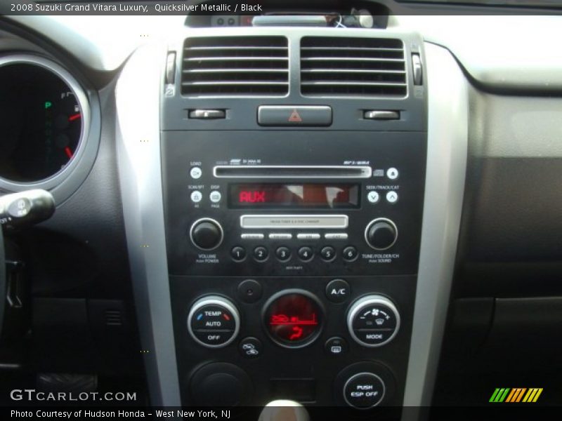 Quicksilver Metallic / Black 2008 Suzuki Grand Vitara Luxury