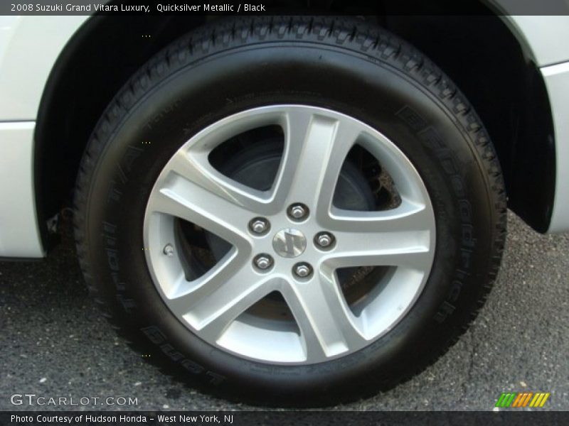 Quicksilver Metallic / Black 2008 Suzuki Grand Vitara Luxury