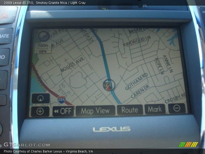 Smokey Granite Mica / Light Gray 2009 Lexus ES 350