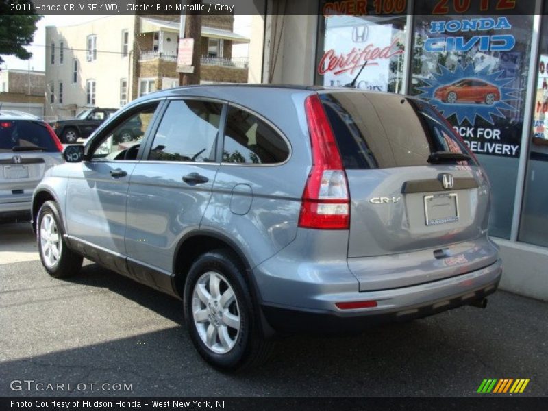 Glacier Blue Metallic / Gray 2011 Honda CR-V SE 4WD