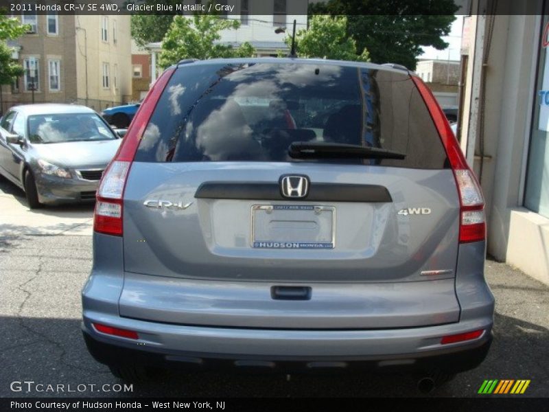Glacier Blue Metallic / Gray 2011 Honda CR-V SE 4WD
