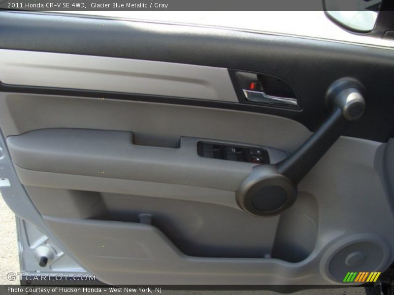 Glacier Blue Metallic / Gray 2011 Honda CR-V SE 4WD