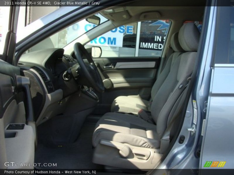 Glacier Blue Metallic / Gray 2011 Honda CR-V SE 4WD