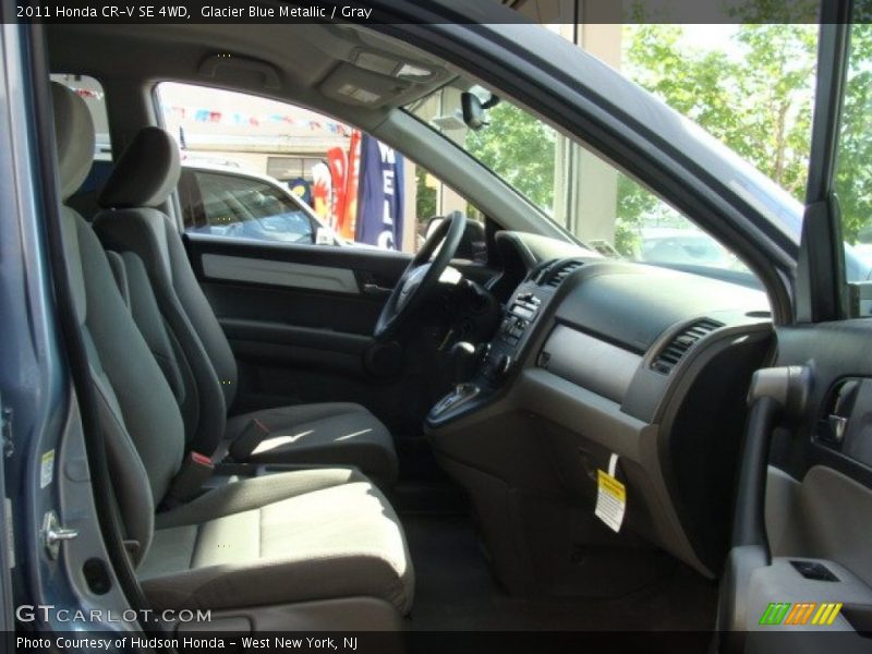 Glacier Blue Metallic / Gray 2011 Honda CR-V SE 4WD
