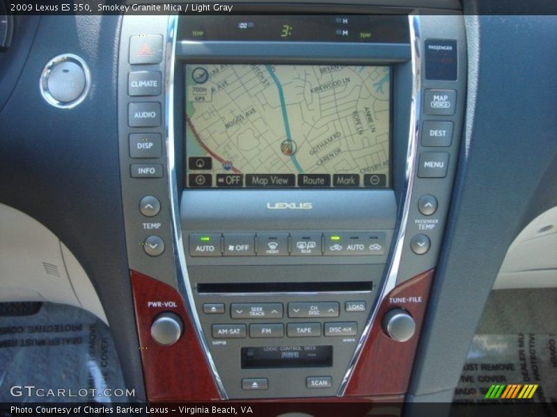 Smokey Granite Mica / Light Gray 2009 Lexus ES 350