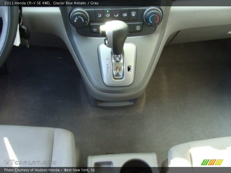 Glacier Blue Metallic / Gray 2011 Honda CR-V SE 4WD