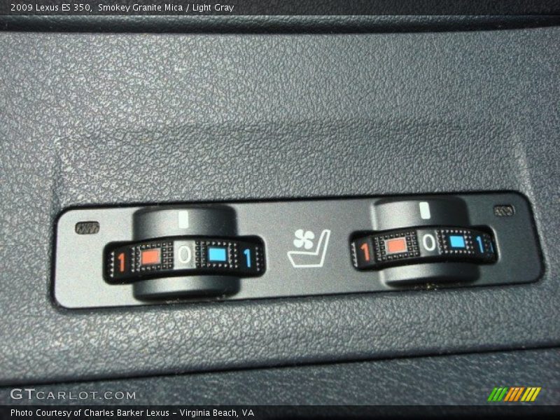 Smokey Granite Mica / Light Gray 2009 Lexus ES 350