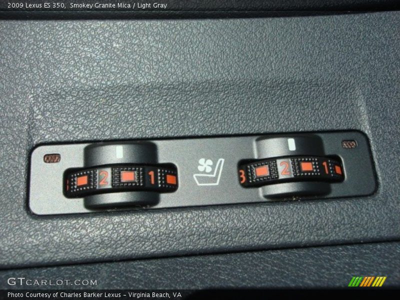 Smokey Granite Mica / Light Gray 2009 Lexus ES 350