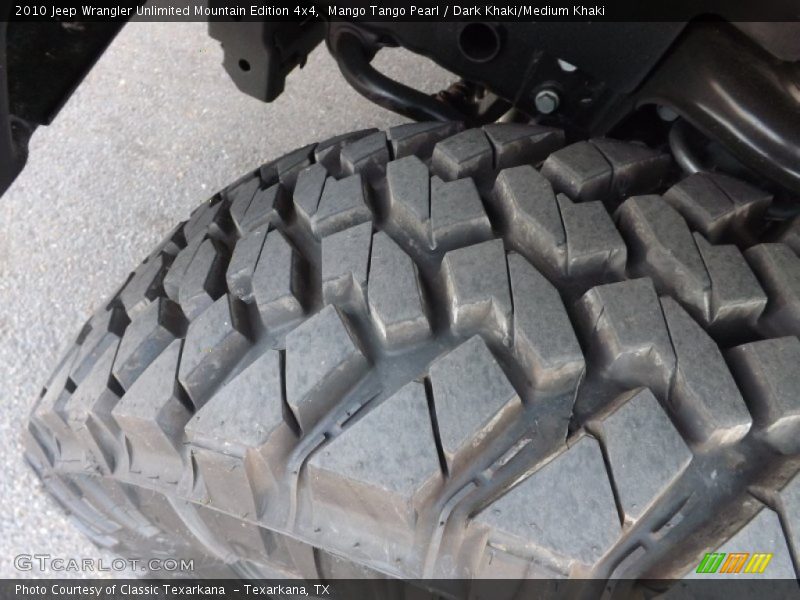 Mango Tango Pearl / Dark Khaki/Medium Khaki 2010 Jeep Wrangler Unlimited Mountain Edition 4x4