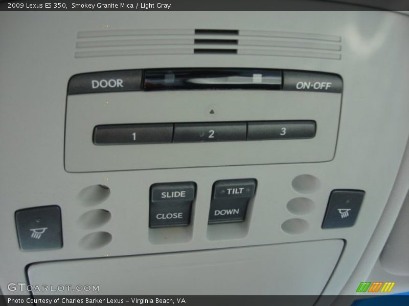 Smokey Granite Mica / Light Gray 2009 Lexus ES 350