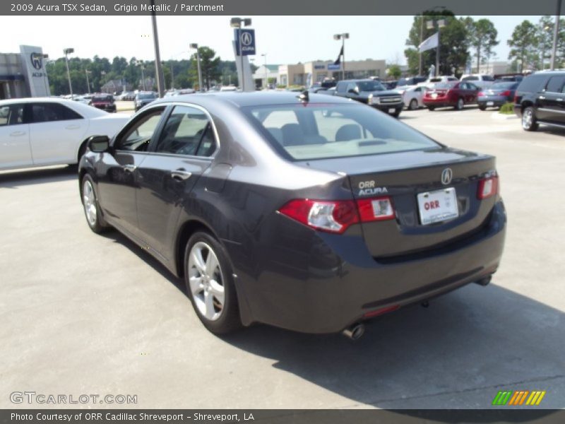 Grigio Metallic / Parchment 2009 Acura TSX Sedan