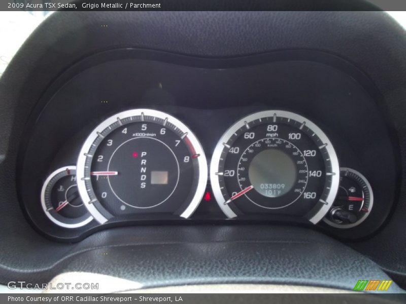 Grigio Metallic / Parchment 2009 Acura TSX Sedan