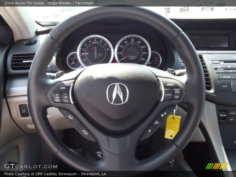 Grigio Metallic / Parchment 2009 Acura TSX Sedan