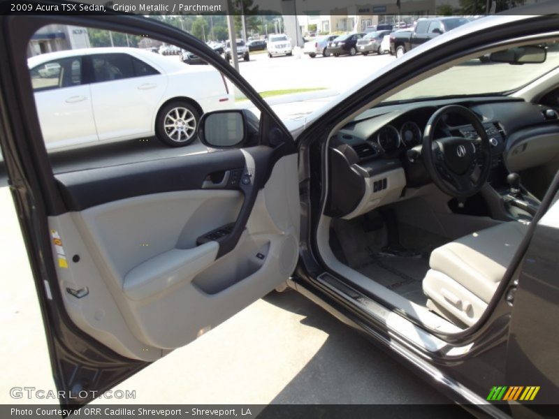 Grigio Metallic / Parchment 2009 Acura TSX Sedan