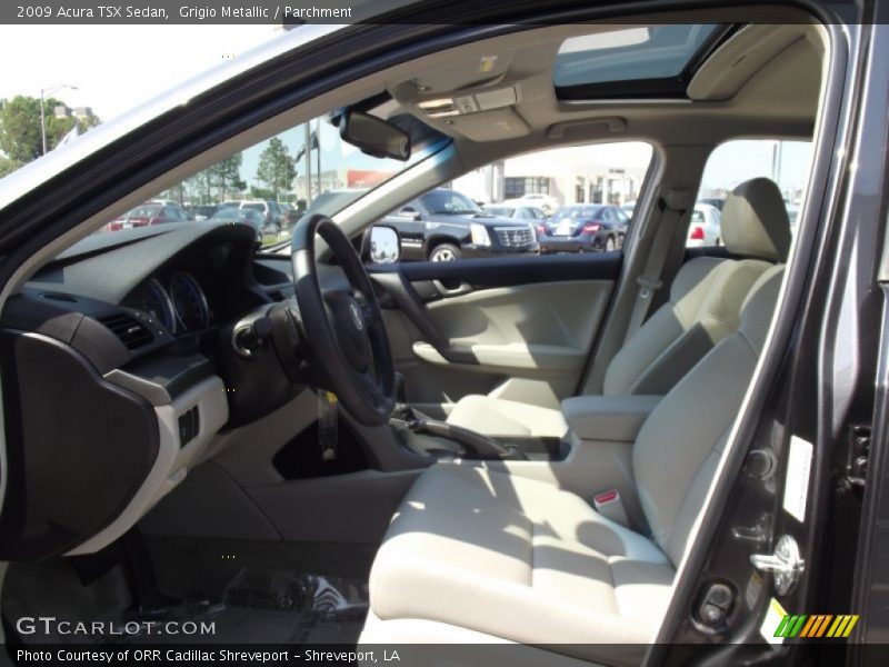Grigio Metallic / Parchment 2009 Acura TSX Sedan