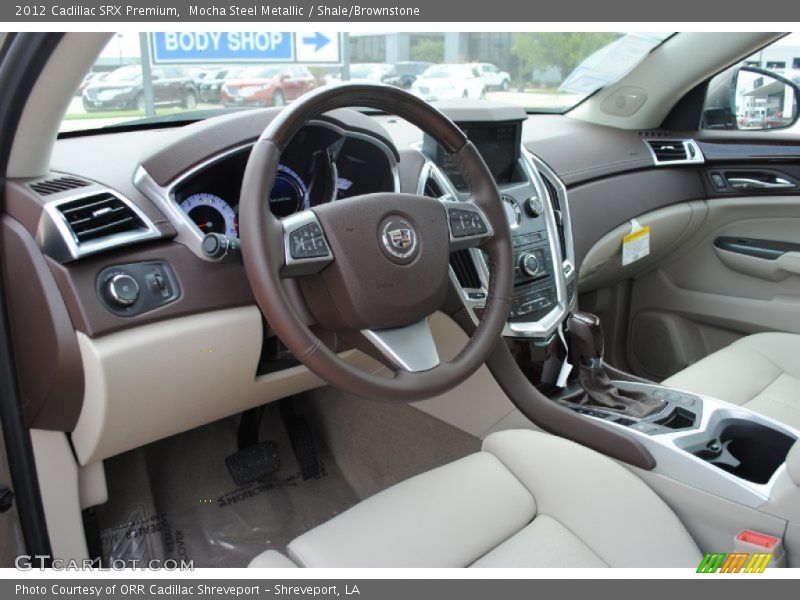Mocha Steel Metallic / Shale/Brownstone 2012 Cadillac SRX Premium
