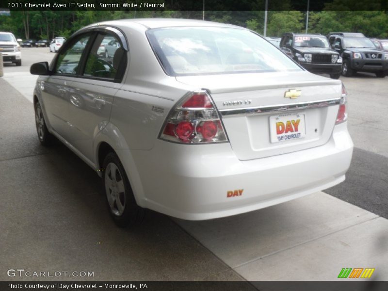 Summit White / Neutral 2011 Chevrolet Aveo LT Sedan
