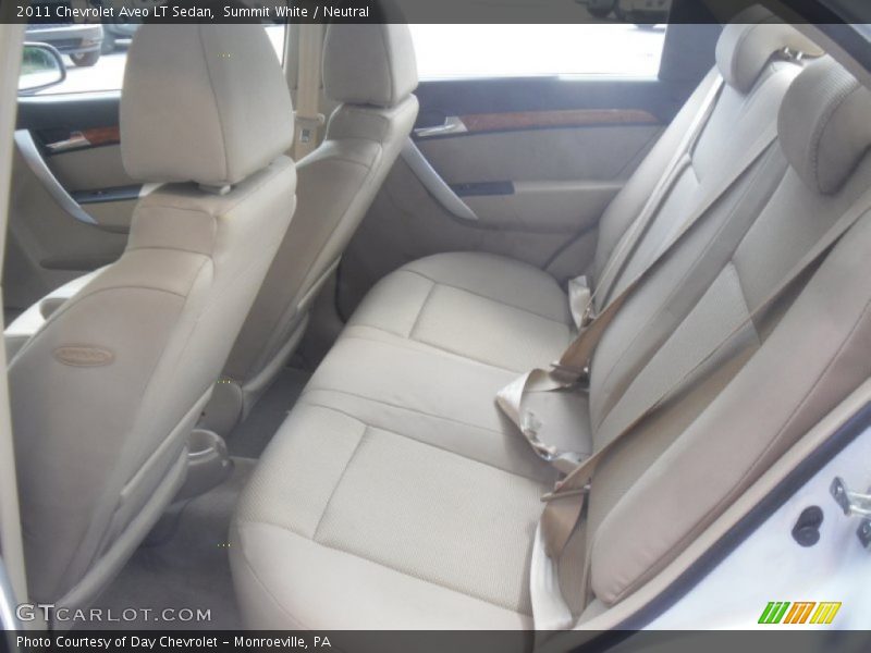 Summit White / Neutral 2011 Chevrolet Aveo LT Sedan