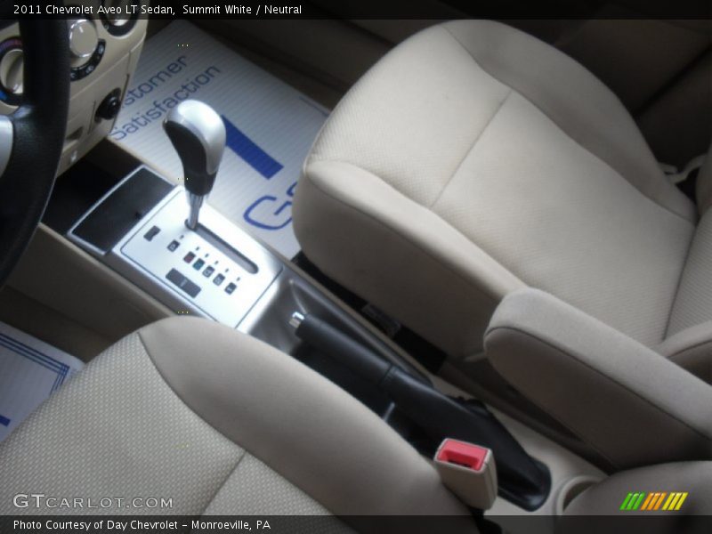 Summit White / Neutral 2011 Chevrolet Aveo LT Sedan