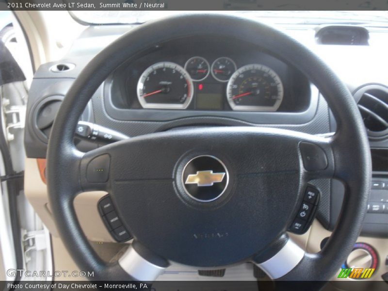 Summit White / Neutral 2011 Chevrolet Aveo LT Sedan